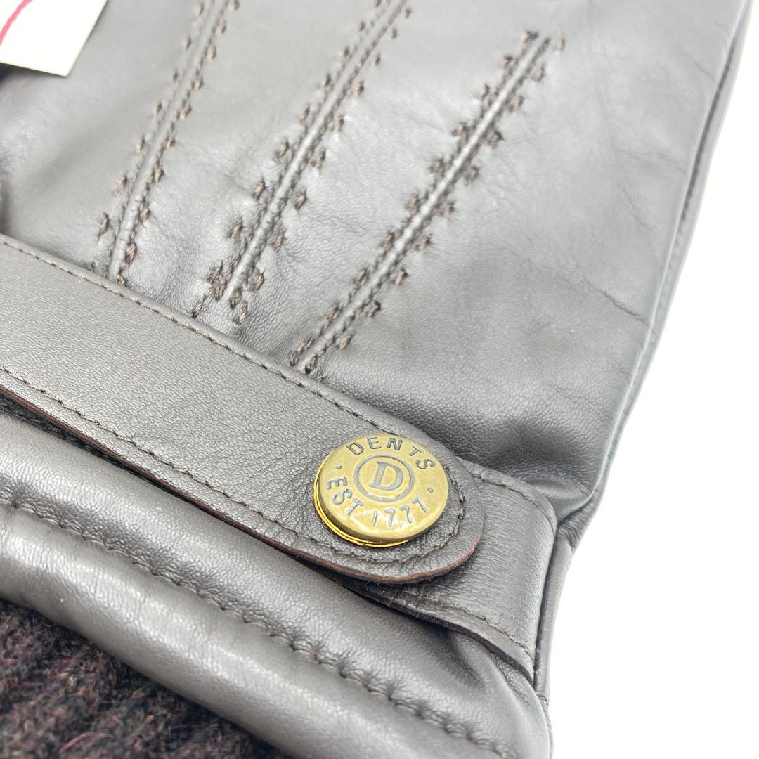 DENTS デンツ ヘンリー レザーグローブ 手袋 ブラウン Lサイズ