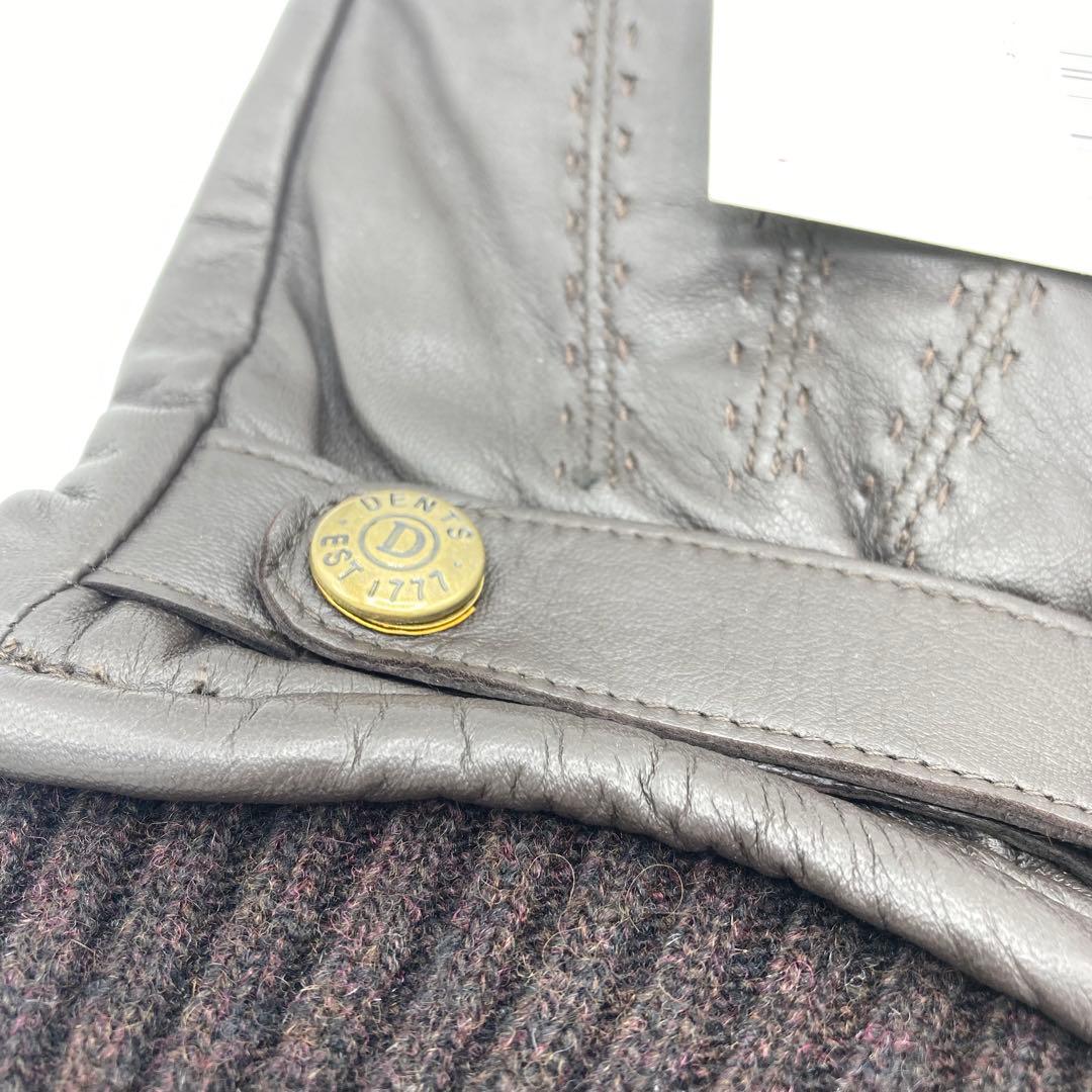 DENTS デンツ ヘンリー レザーグローブ 手袋 ブラウン Lサイズ