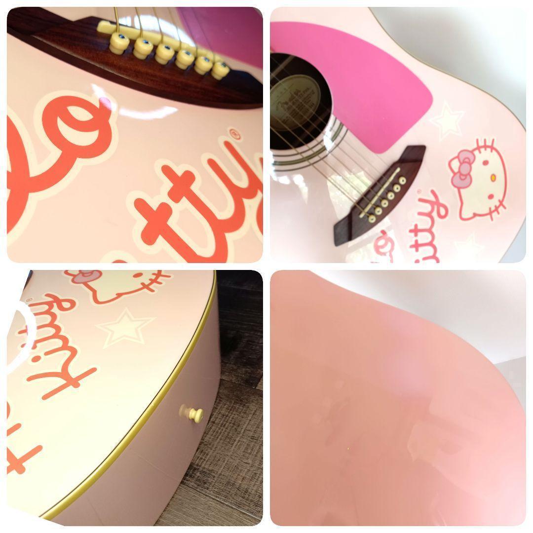 廃盤 限定 FenderbySquier HelloKitty アコギ ギター