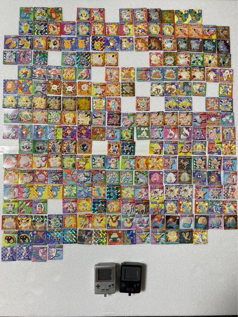 ポケットモンスター　初期　レトロ　ミニカード　ブロスカード 238枚　ケース2台