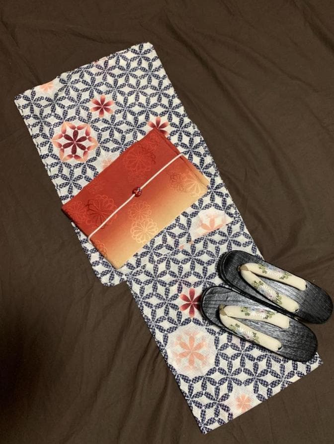 ◆最高級【綿絽浴衣】古典黒雪繋ぎの七宝涼しゆかた◆着物としても着用可◆新品