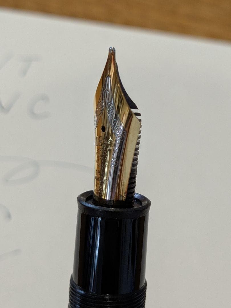 【値下中！】モンブラン 万年筆 マイスターシュテュック149 18K 名入れなし