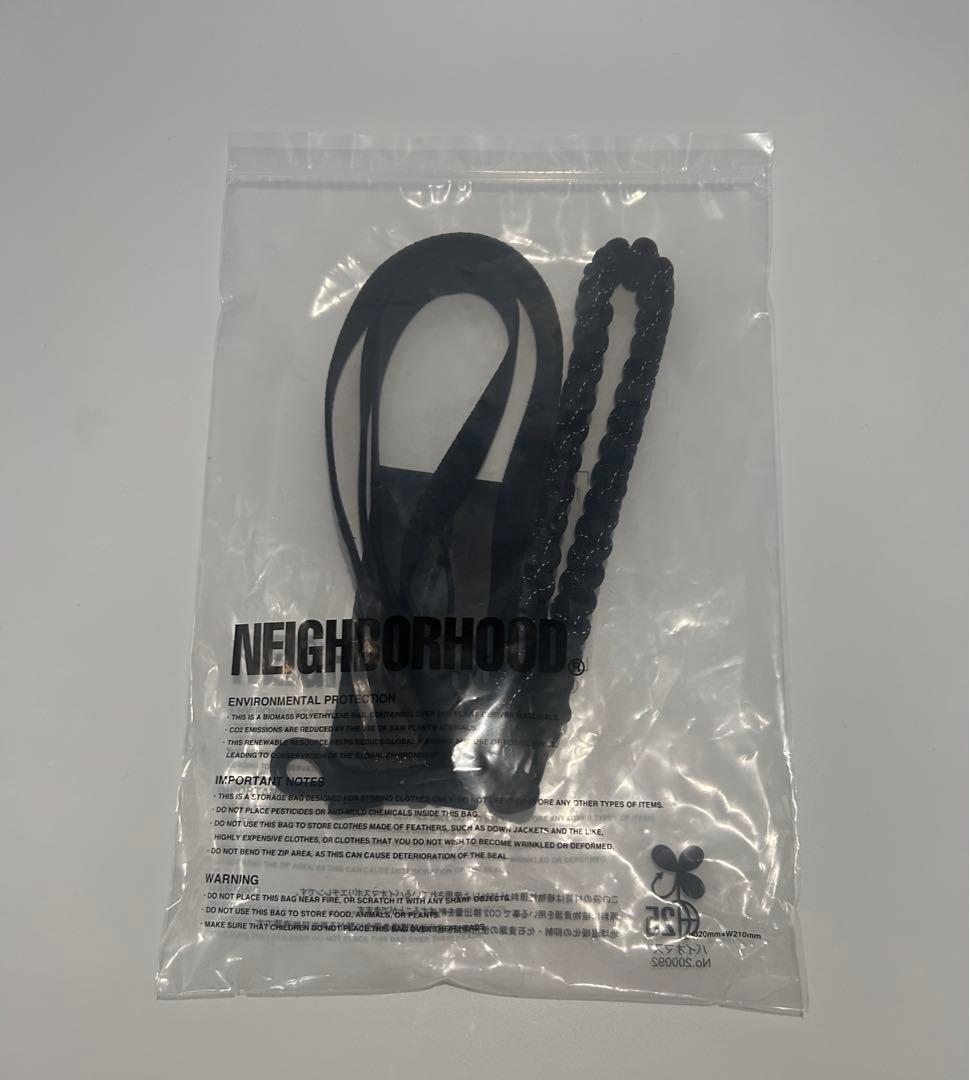 首輪・ハーネス・リード NEIGHBORHOOD DOG LEASH NARROW Black