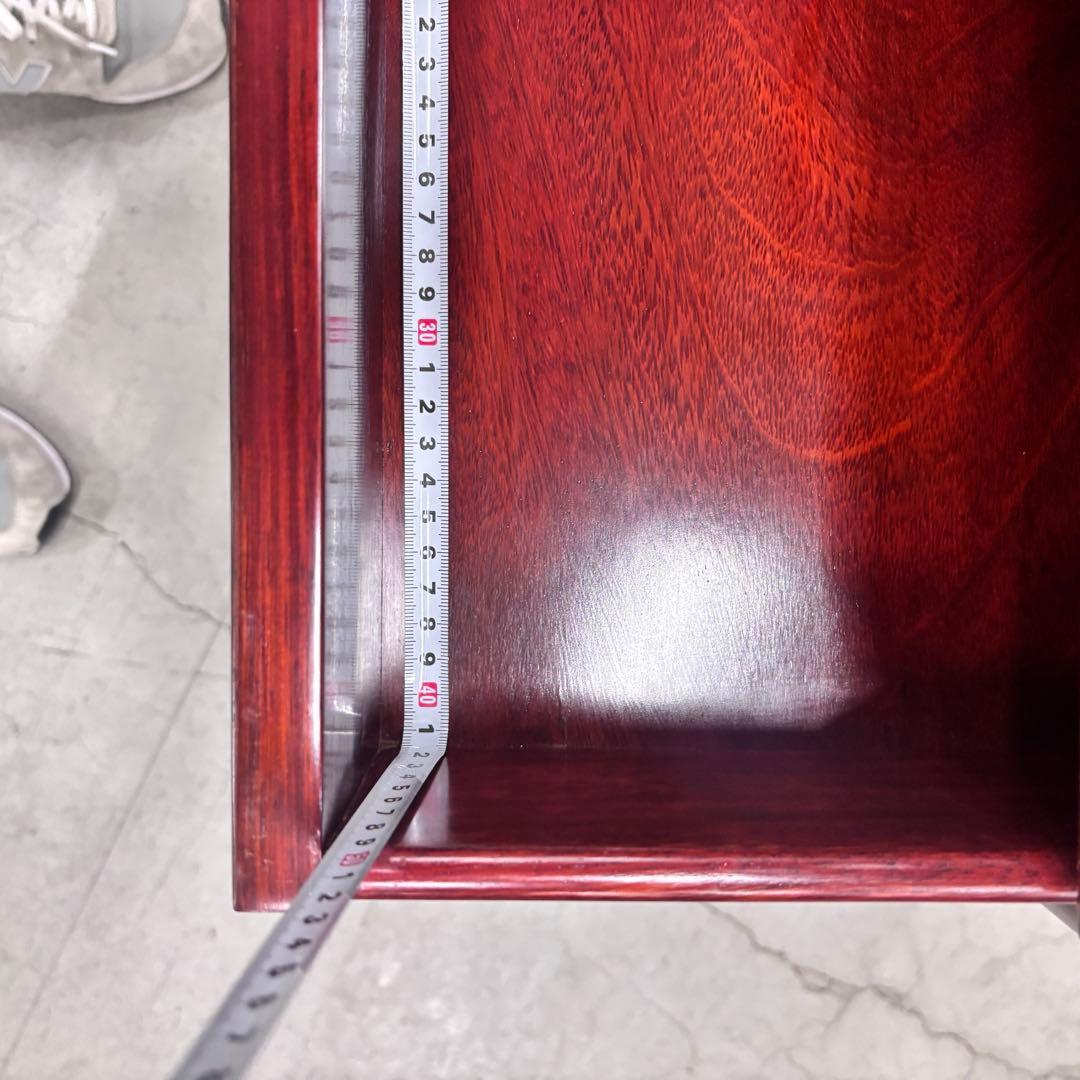 螺鈿家具 螺鈿細工 唐木 花梨 引き出し 7段 チェスト 無垢材　ラデン細工