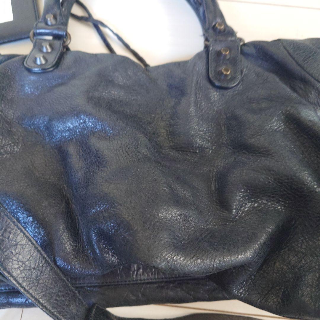 ト*ズ様 バレンシアガ シティ BALENCIAGA CITY ブラック