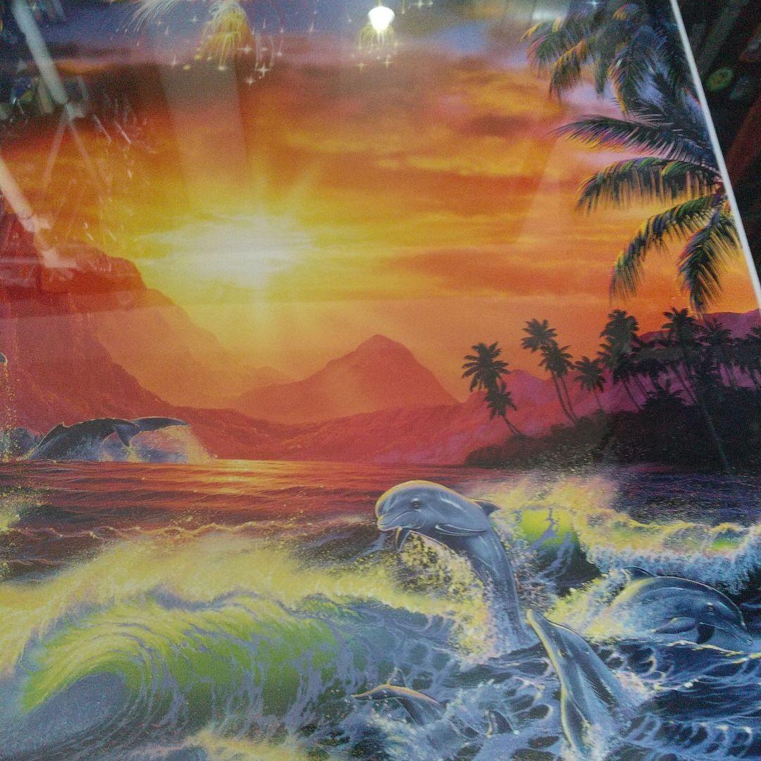 【希少】ラッセン ディズニー　　　　　　　 92.5㌢✕69.5㌢　アートパネル