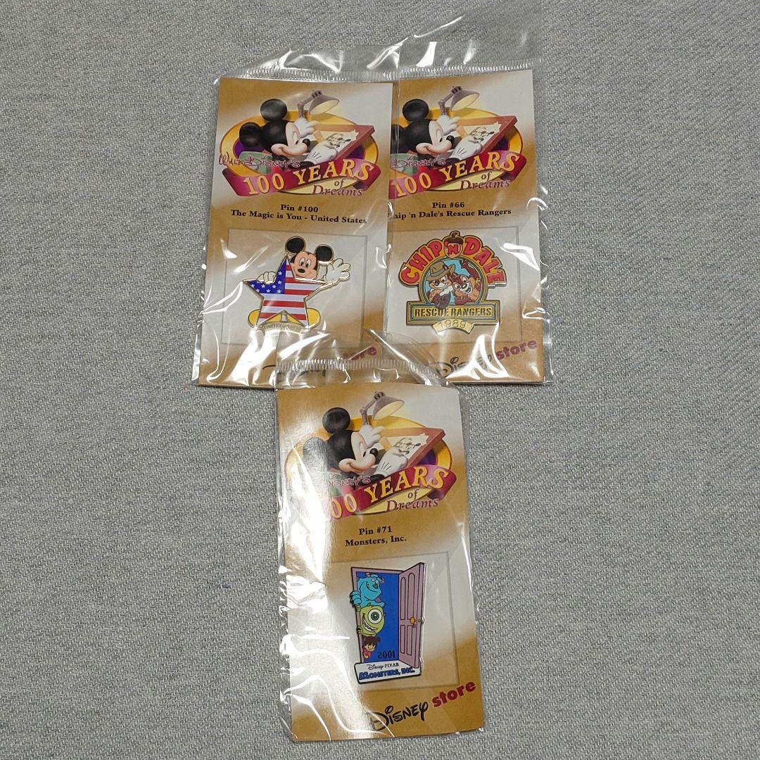 ディズニーストア ウォルト生誕100周年 ピンバッジ 11個セット