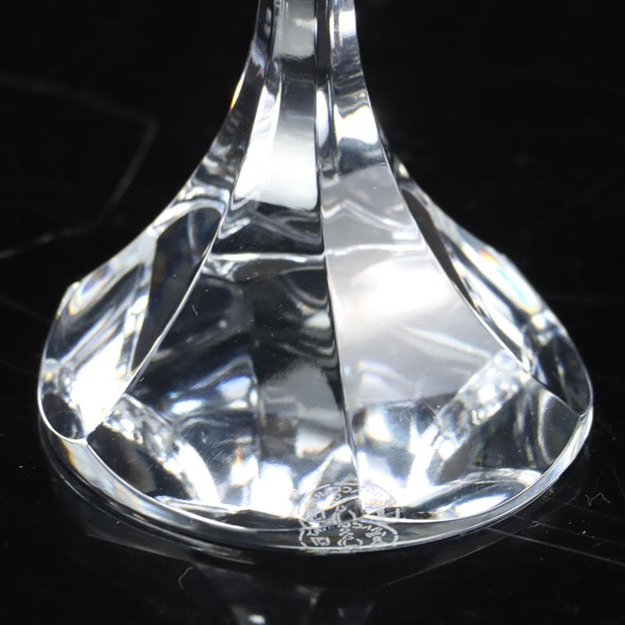 Y2935-1A バカラ クリスタル 超希少作品「ナルシス」ワイングラス