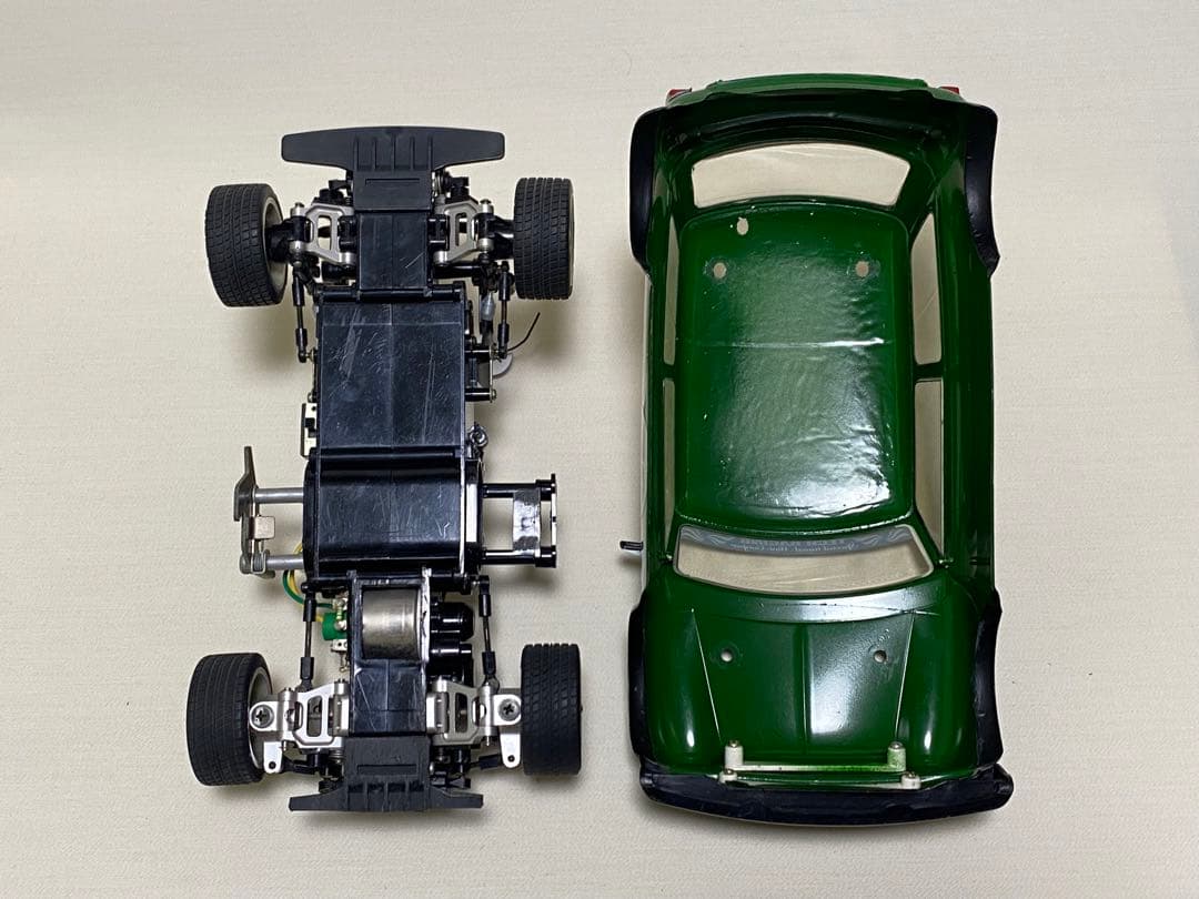 タミヤ 1/10 ミニクーパーレーシング　プロポ付