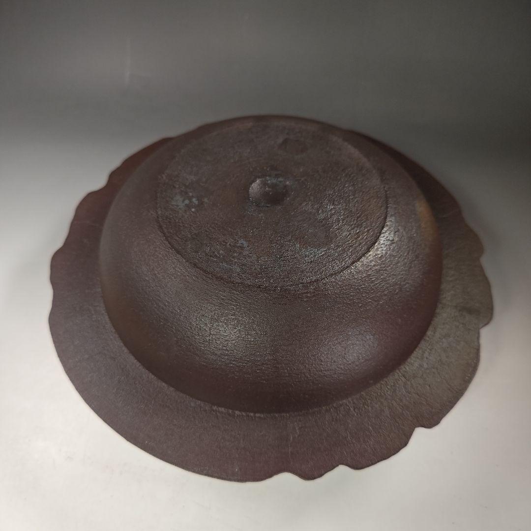 イ958 茶釜『釜師　金森浄栄』『糸目口　透木釜　共箱』鉄釜　茶道具