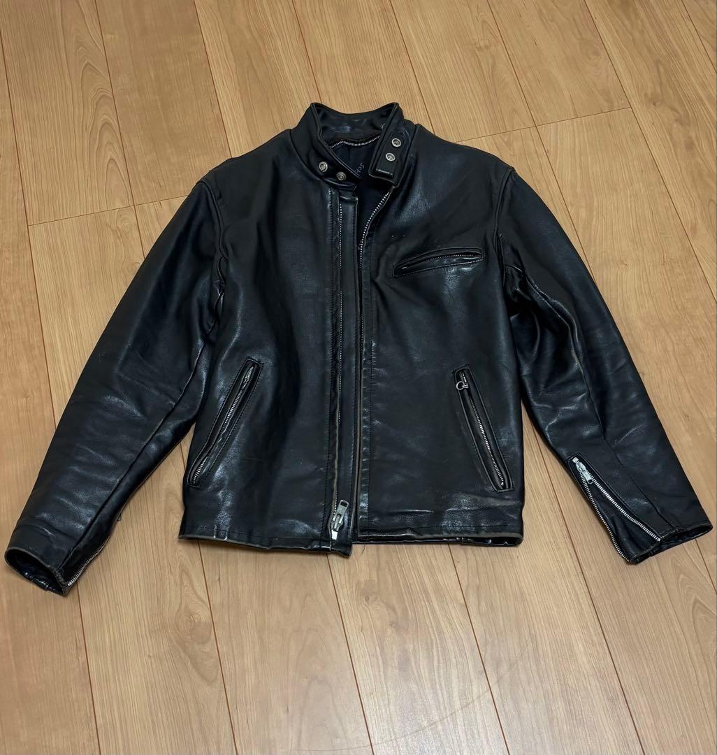 Schott シングルライダース　36サイズ