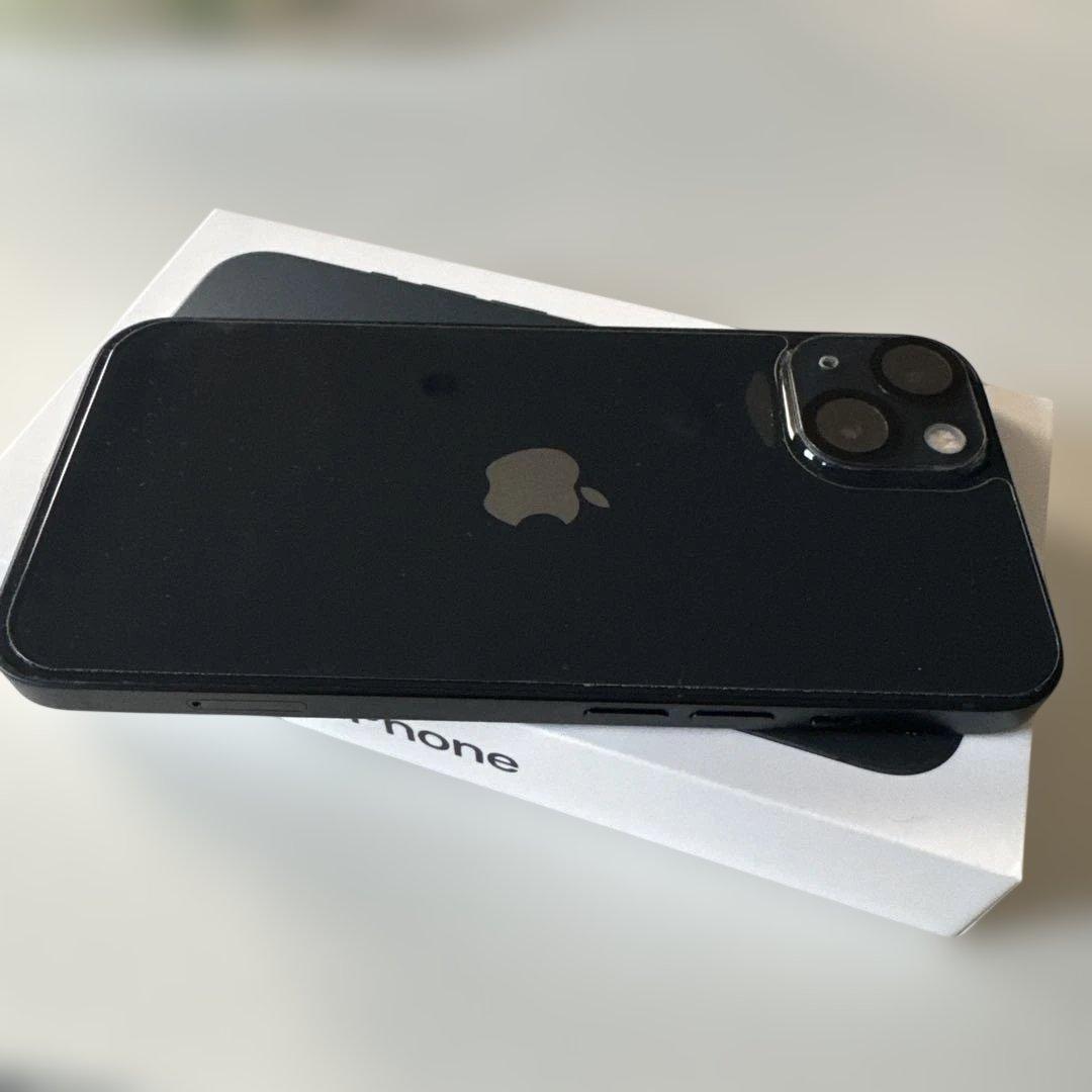 美品！Apple iPhone 13 ブラック 本体 箱付き