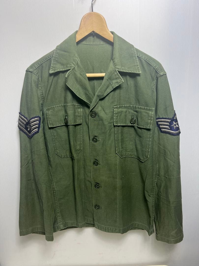 ミリタリーUS OG-107ユーティリティシャツ 60年代