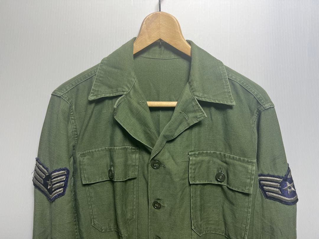 ミリタリーUS OG-107ユーティリティシャツ 60年代