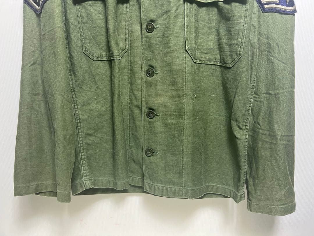 ミリタリーUS OG-107ユーティリティシャツ 60年代