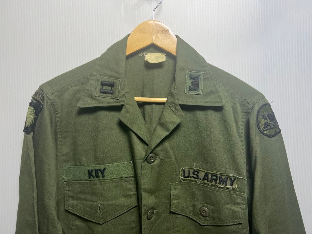 ミリタリーUS OG-107ユーティリティシャツ 60年代