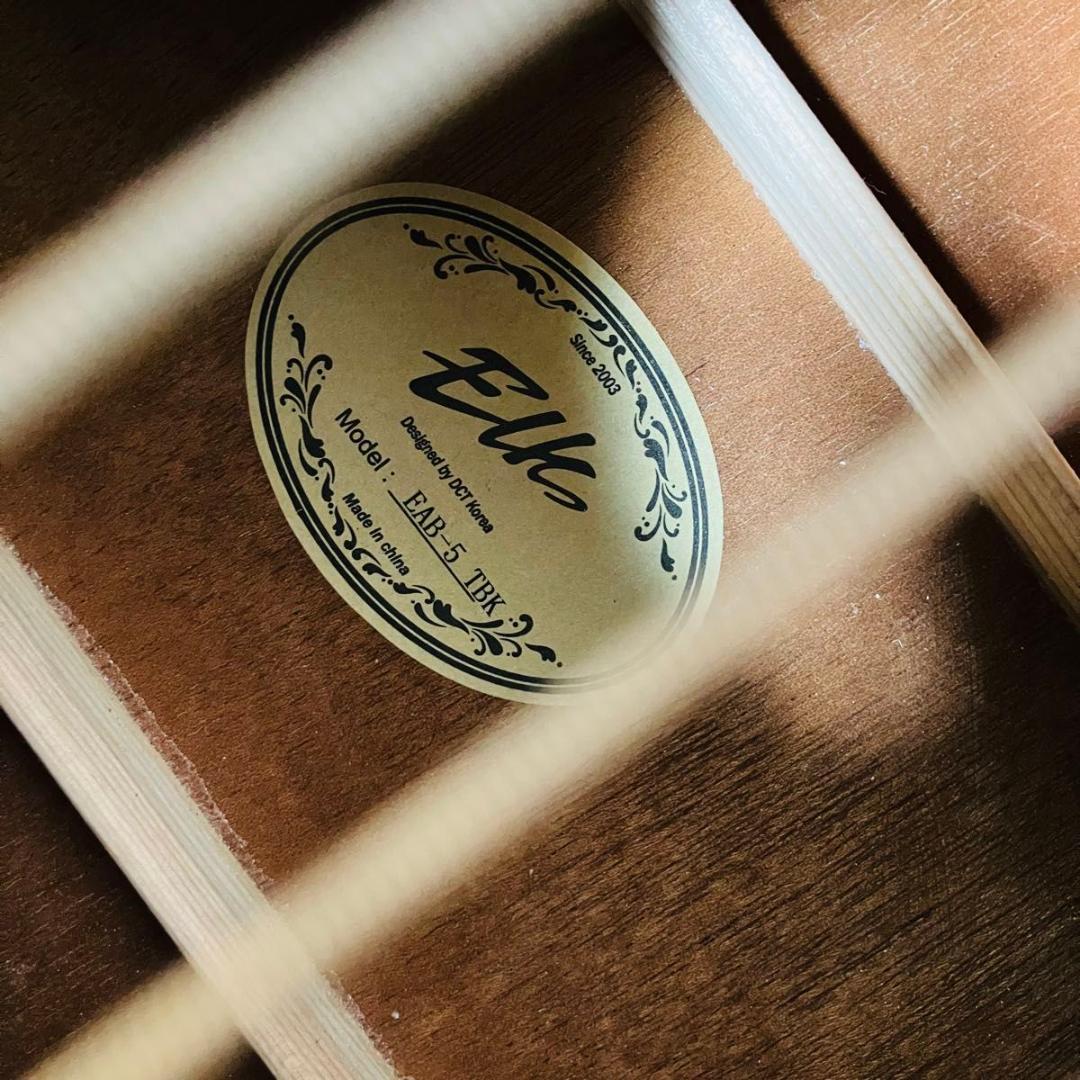 【希少 美品】ELK 5弦エレアコベース EAB-5 TBK アコースティック
