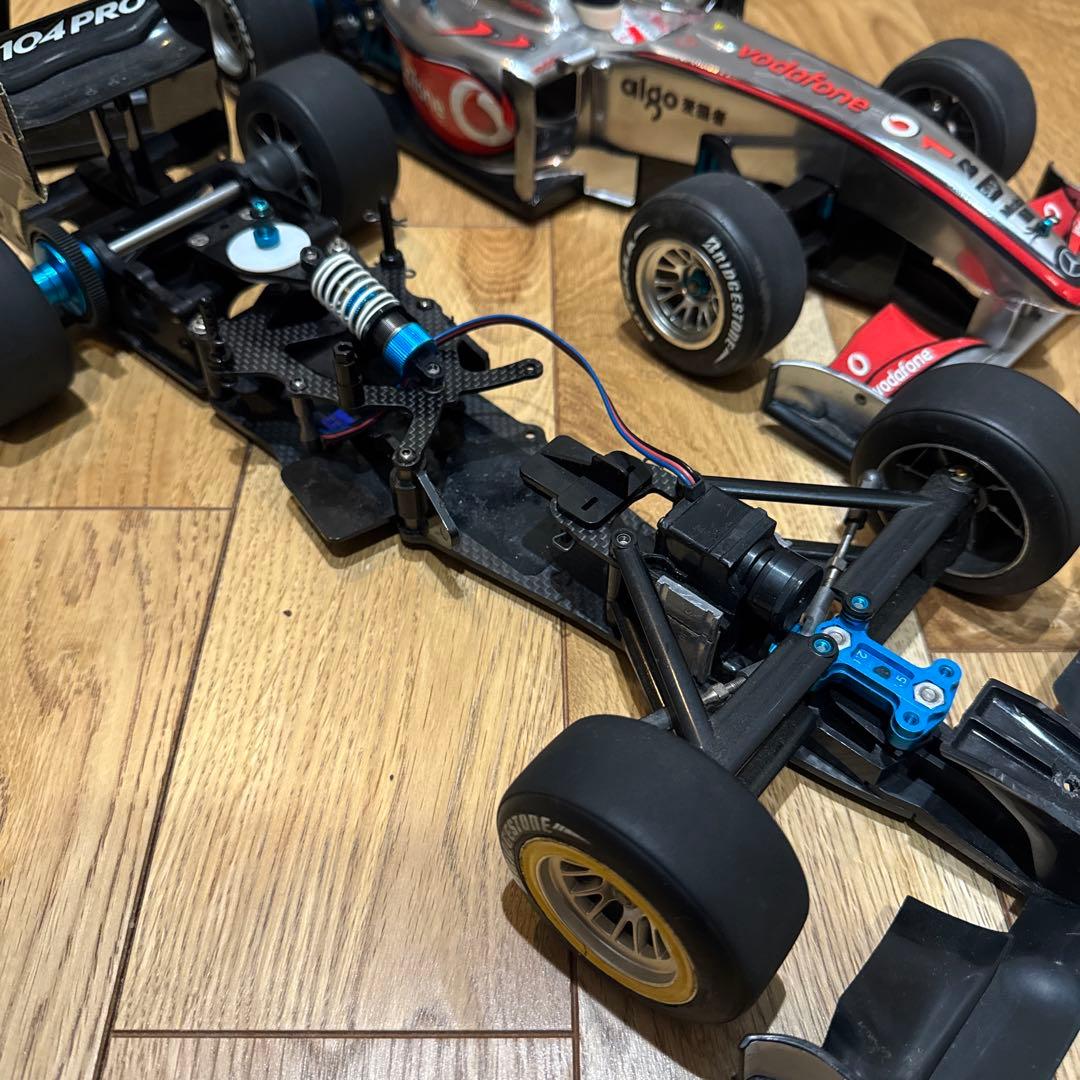 TAMIYA F104 PRO シャーシ フォーミュラチューンモーター付