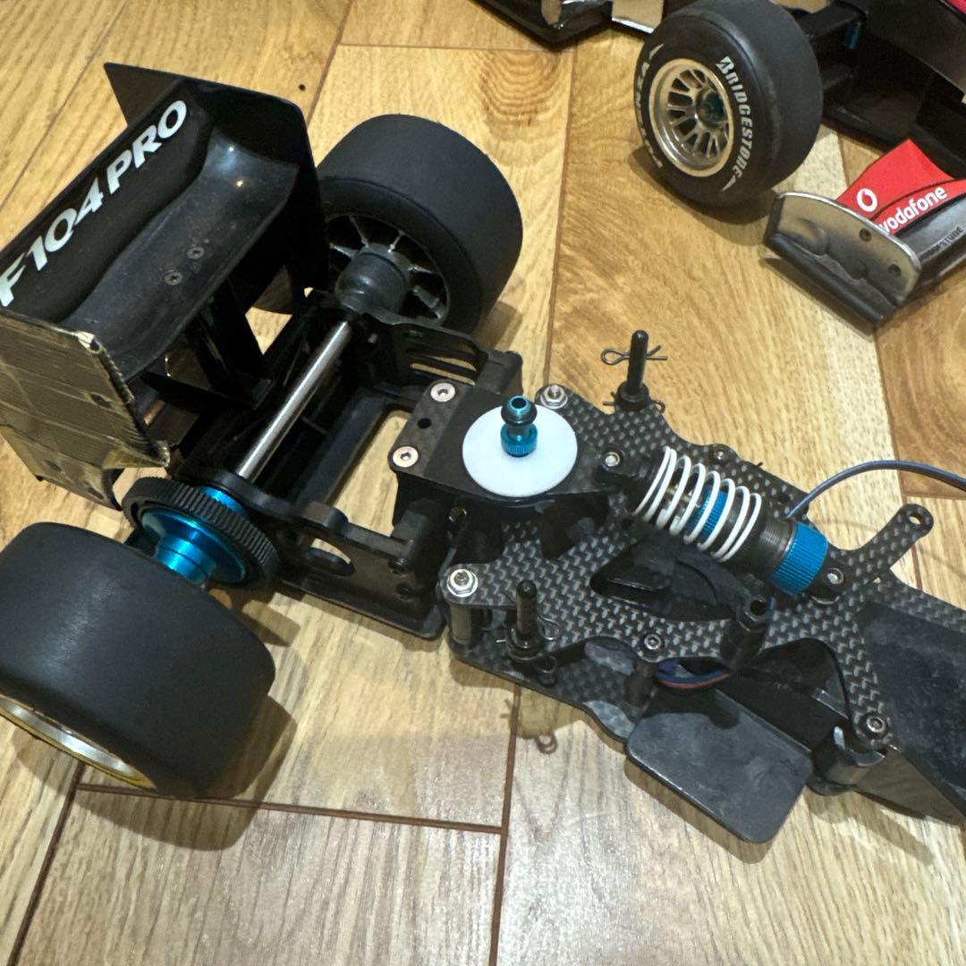 TAMIYA F104 PRO シャーシ フォーミュラチューンモーター付