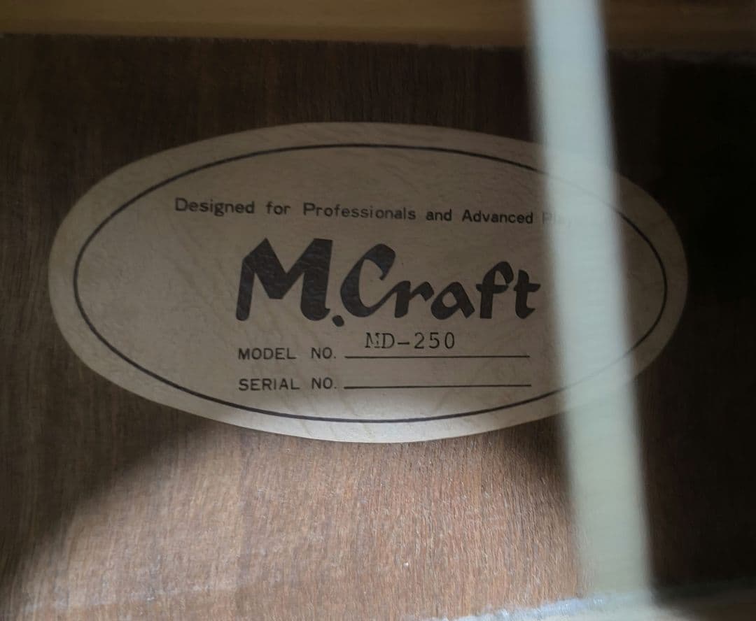 M.Craft アコースティックギター サンバースト