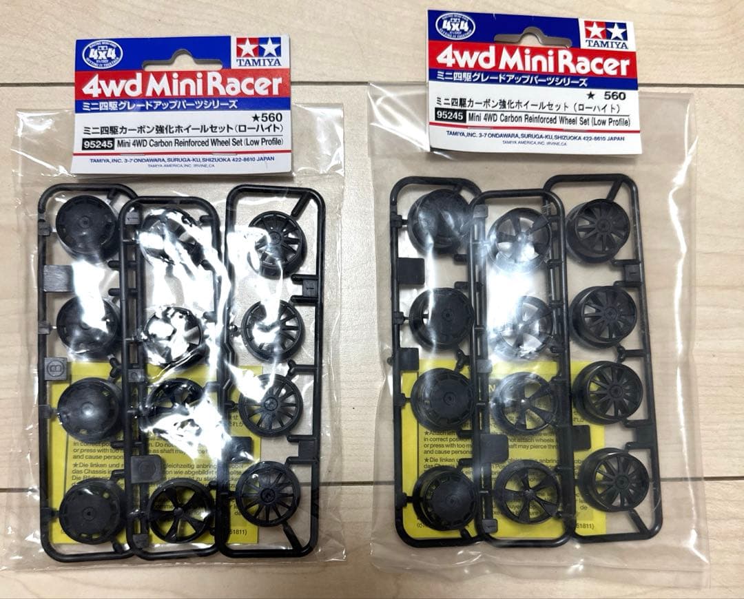 ミニ四駆　おまけ付き　新品タイヤホイールセット