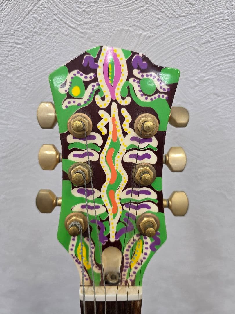 X JAPAN hide FERNANDES ミニギター アンプ内蔵　サイケ