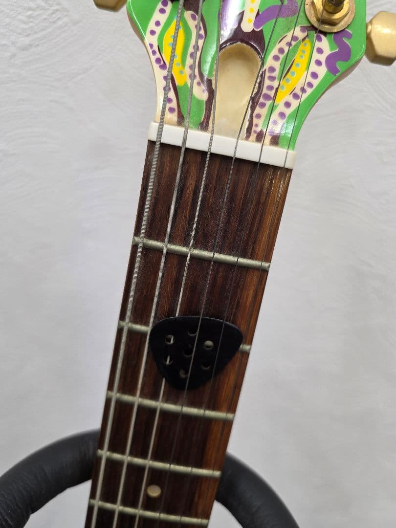 X JAPAN hide FERNANDES ミニギター アンプ内蔵　サイケ