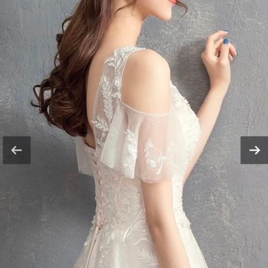 ウエディングドレス　Aライン