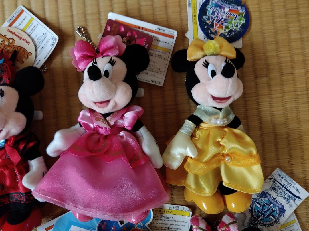 ディズニー　ミニー　ぬいぐるみバッジ　ぬいば　14体