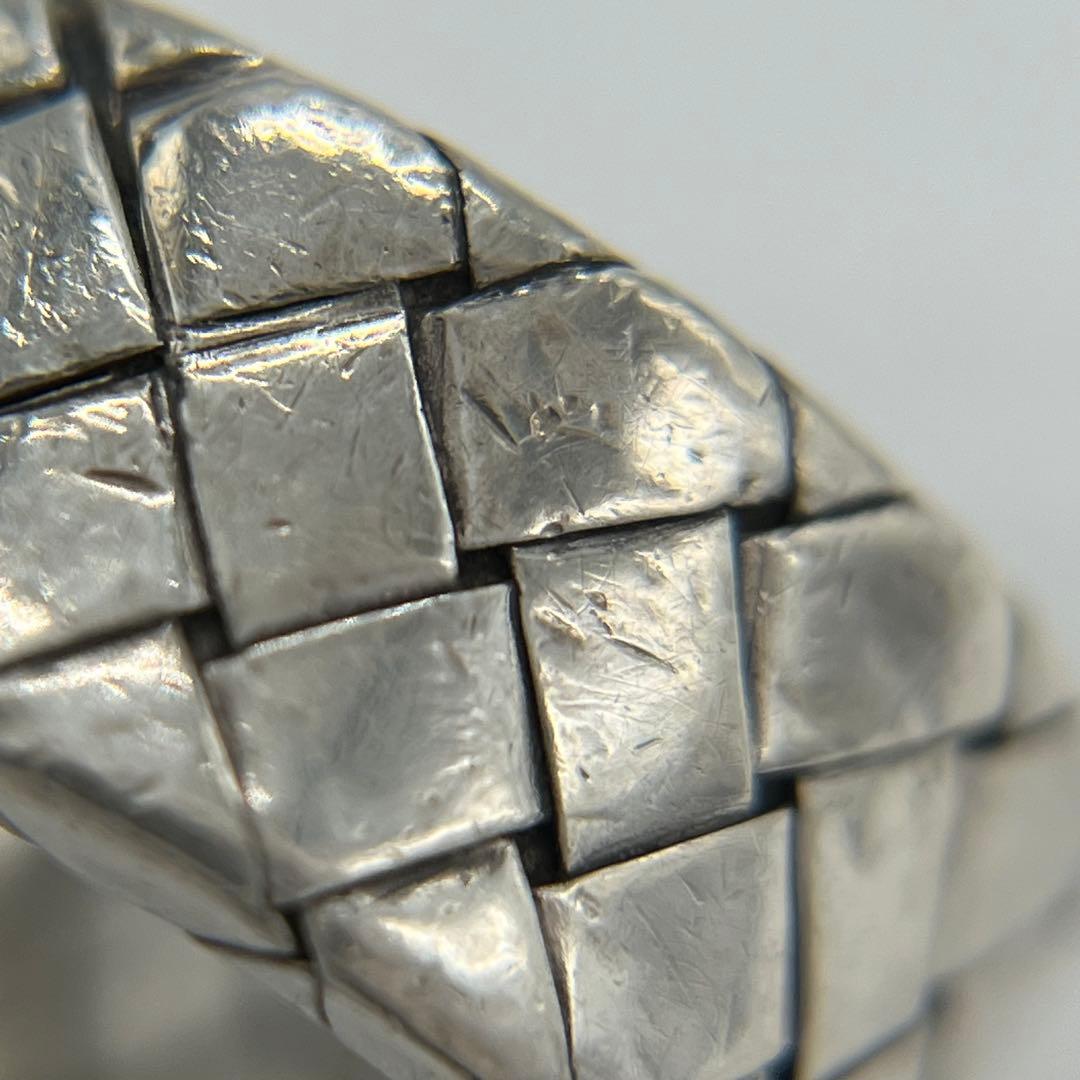 ボッテガヴェネタ BOTTEGA VENETA イントレチャートリング 16号