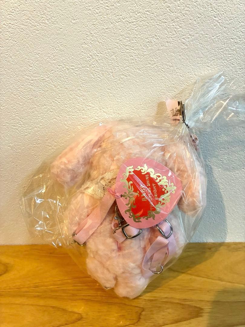 うさくみゃリュックミニミニ☆ピンク★BABYロゴリボン