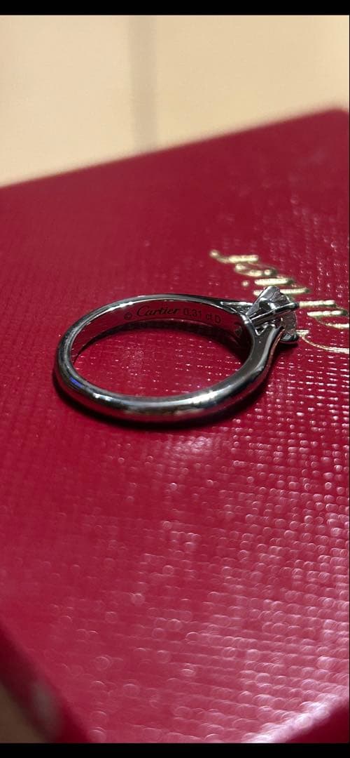 ［孫悟空］カルティエ　Cartier 婚約指輪　8号