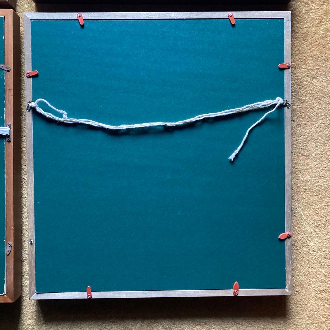 最高級色紙額縁4枚セット サイズ 約45×42×4〜5cm