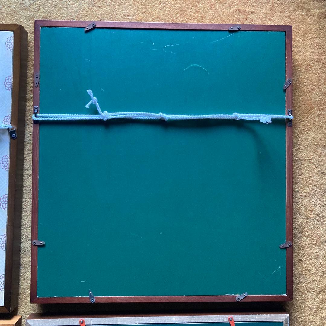 最高級色紙額縁4枚セット サイズ 約45×42×4〜5cm