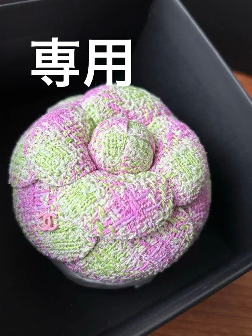 CHANEL シャネル　カメリア　ピンク
