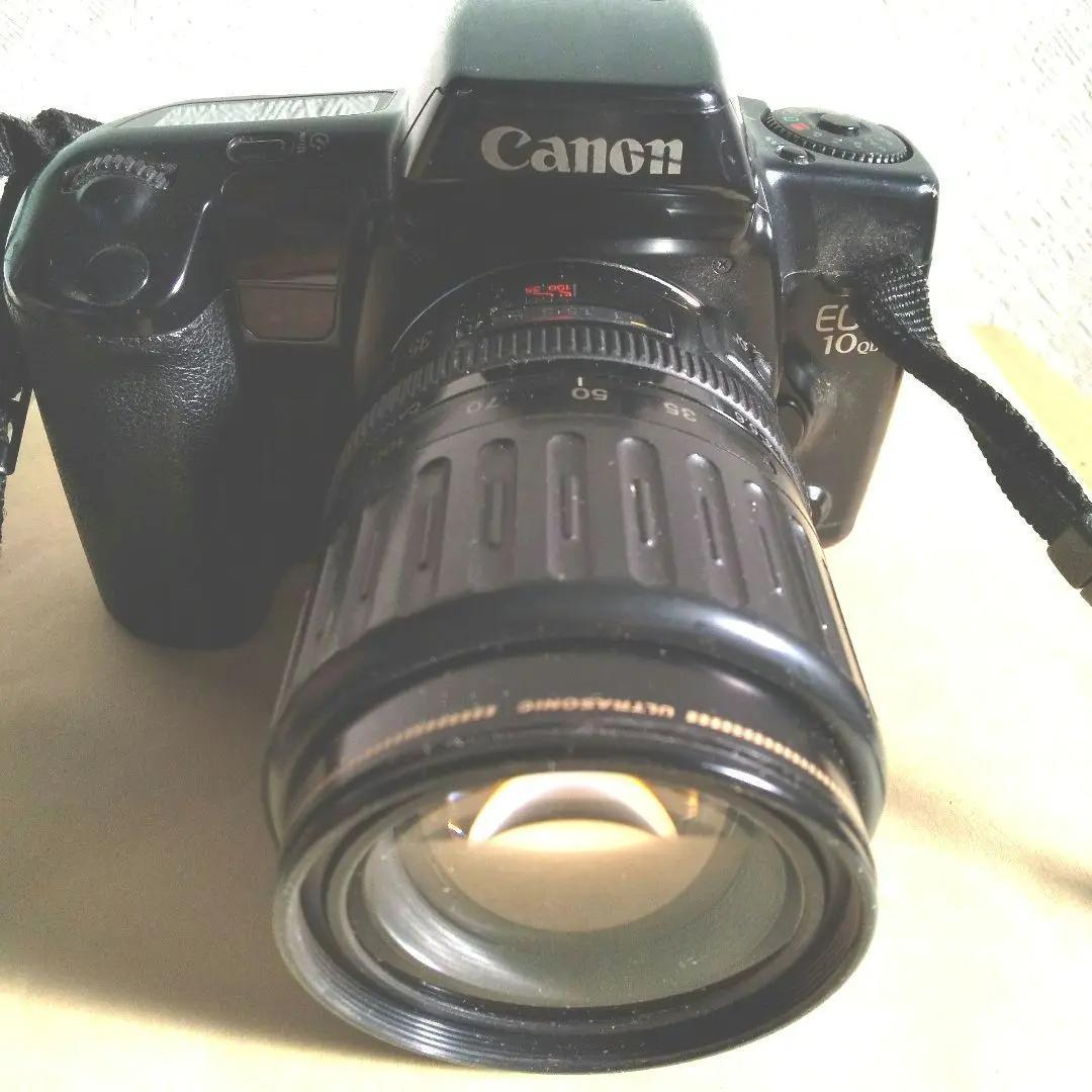 Canon EOS10 一眼レフ フィルムカメラ ケース、ストロボ、レンズフード