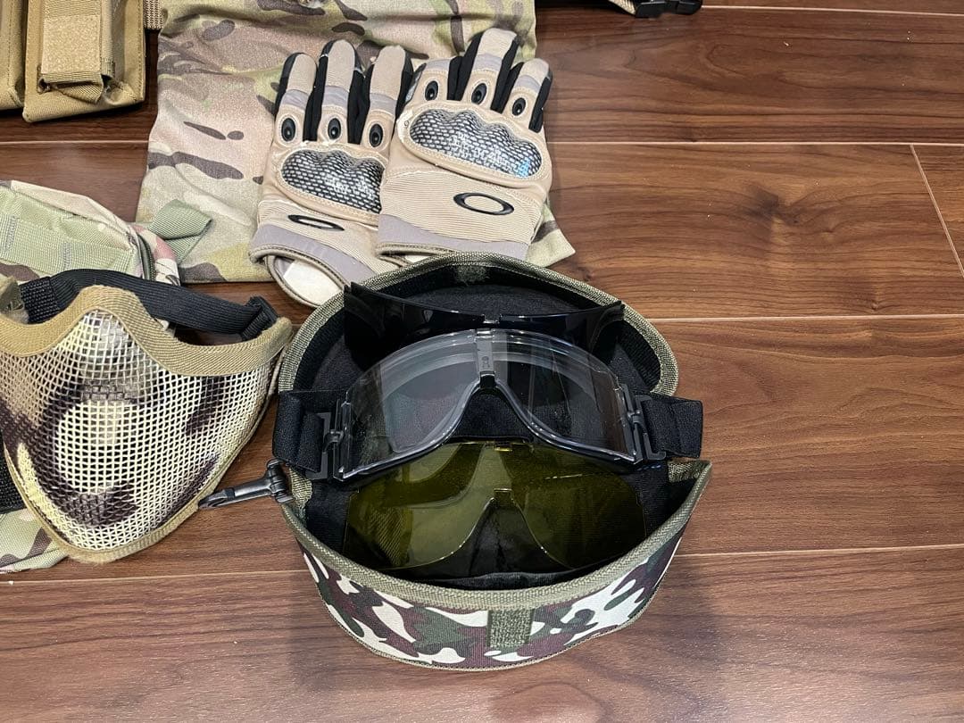 【サバゲー引退】 マルチカム プレートキャリア セット サバゲー用