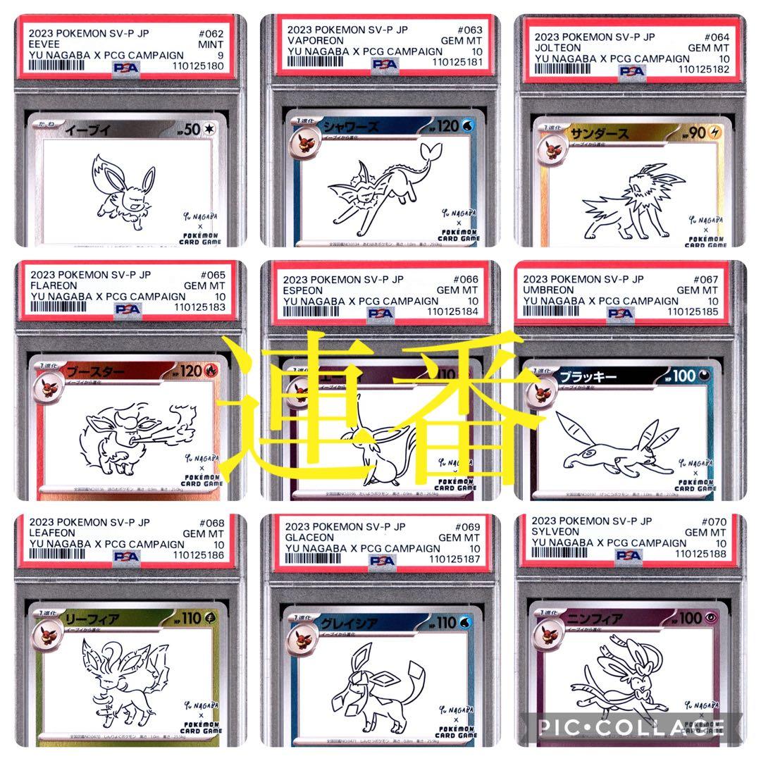 welcome! nagaba プロモ　PSA10 PSA9 連番　ブイズ