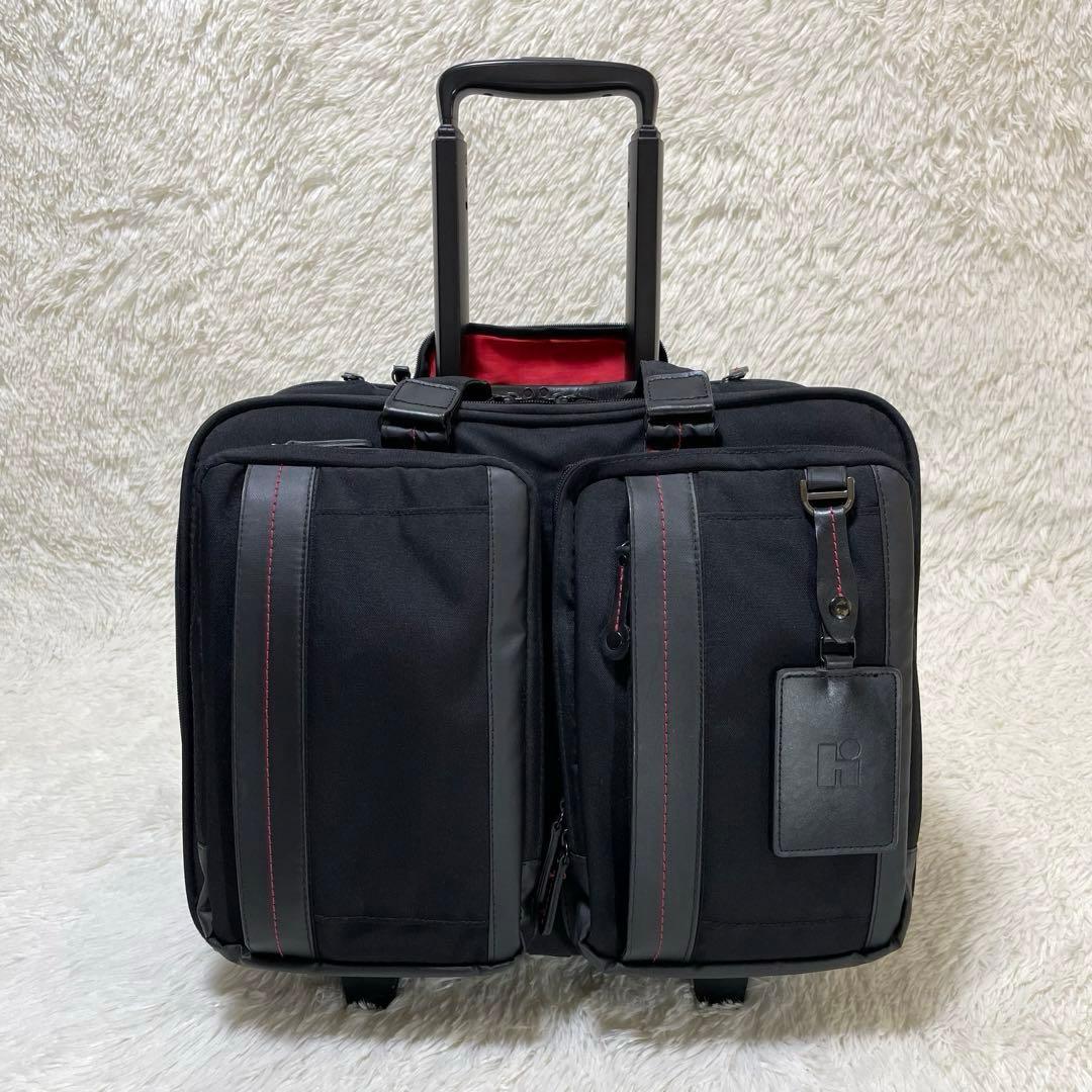 良品✨HIDEO WAKAMATSU キャリーケース　2輪 26L 3WAY