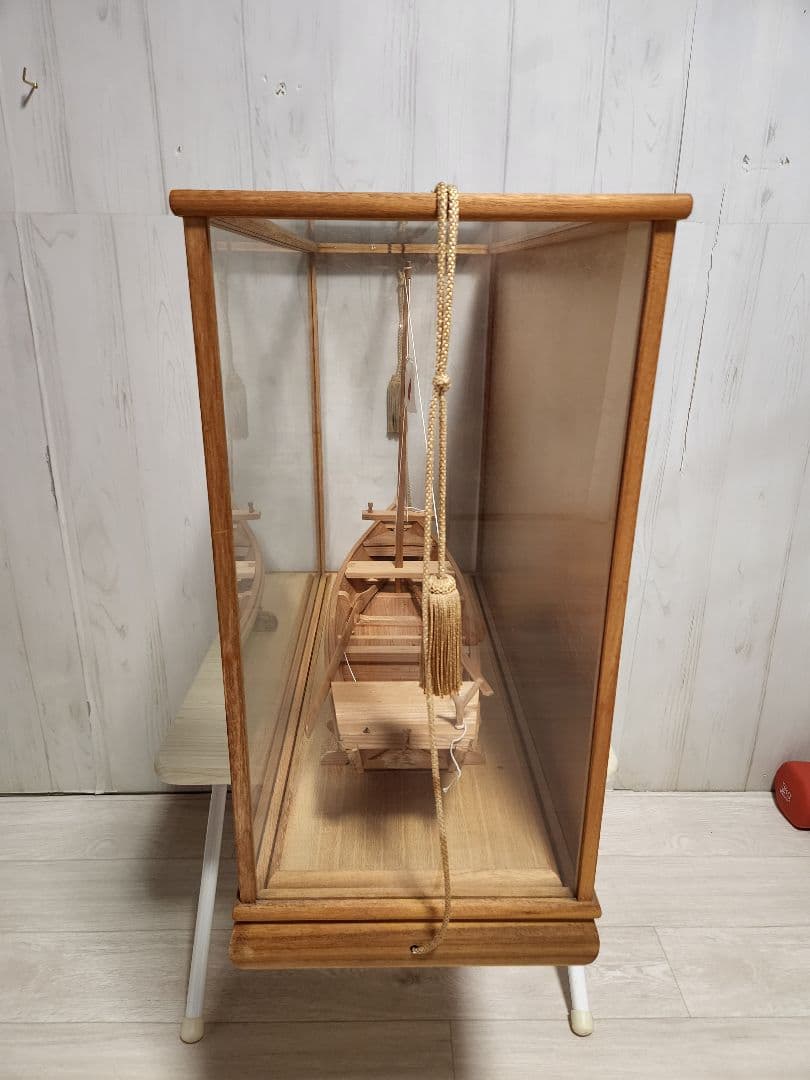 大工 手作り 木製模型船 ケース付き 世界に一つ　プロによる安心梱包発送‼️