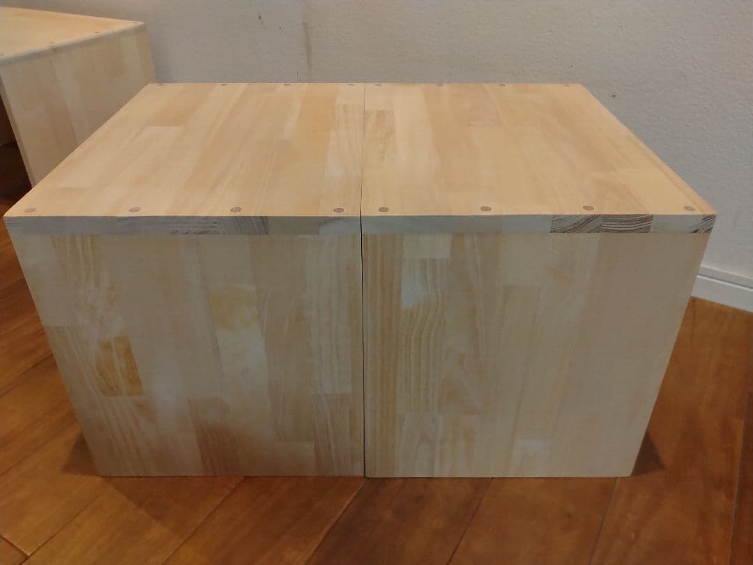 木製　ハンドメイド　オーダー　コの字　踏み台　スツール　ベンチ　ラック　水槽台