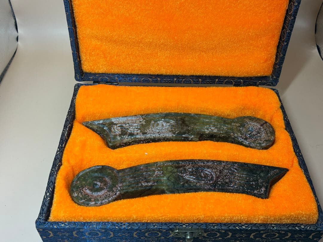 中国骨董品 天然高古玉 天然玉石 刀幣通貨高古玉 貴重 時代物文房具 希少レア