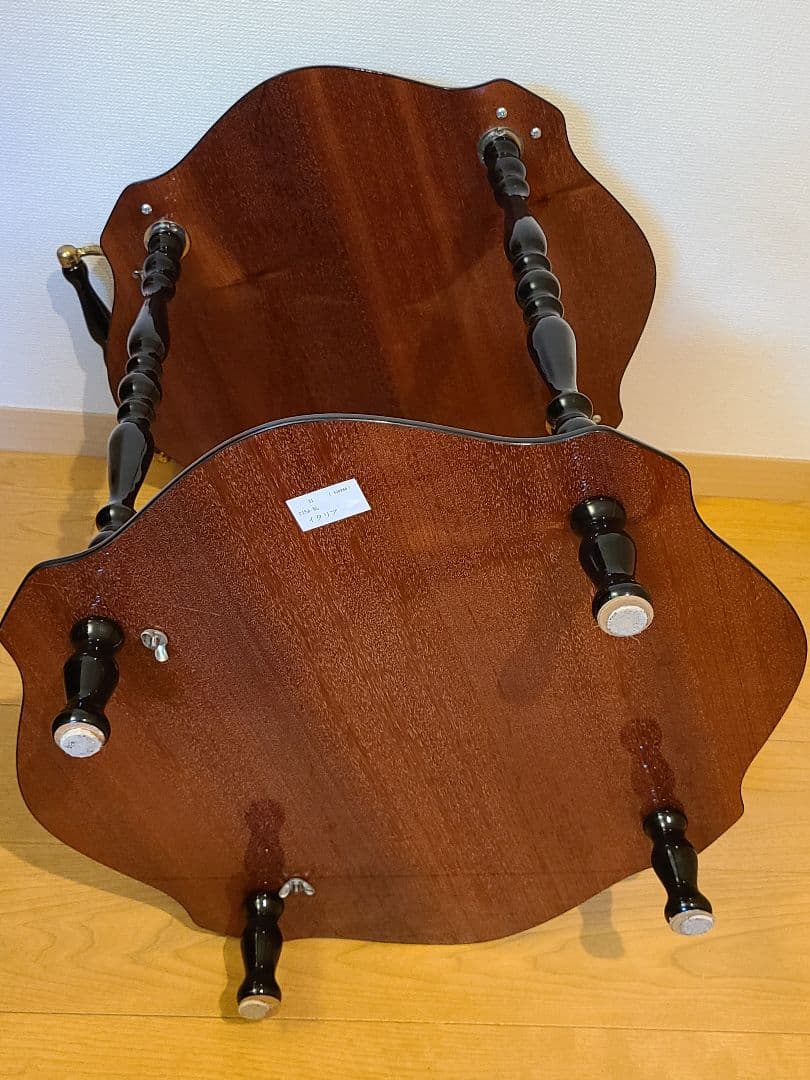 イタリア製 Demain キッチンワゴン コーヒーワゴン 象嵌