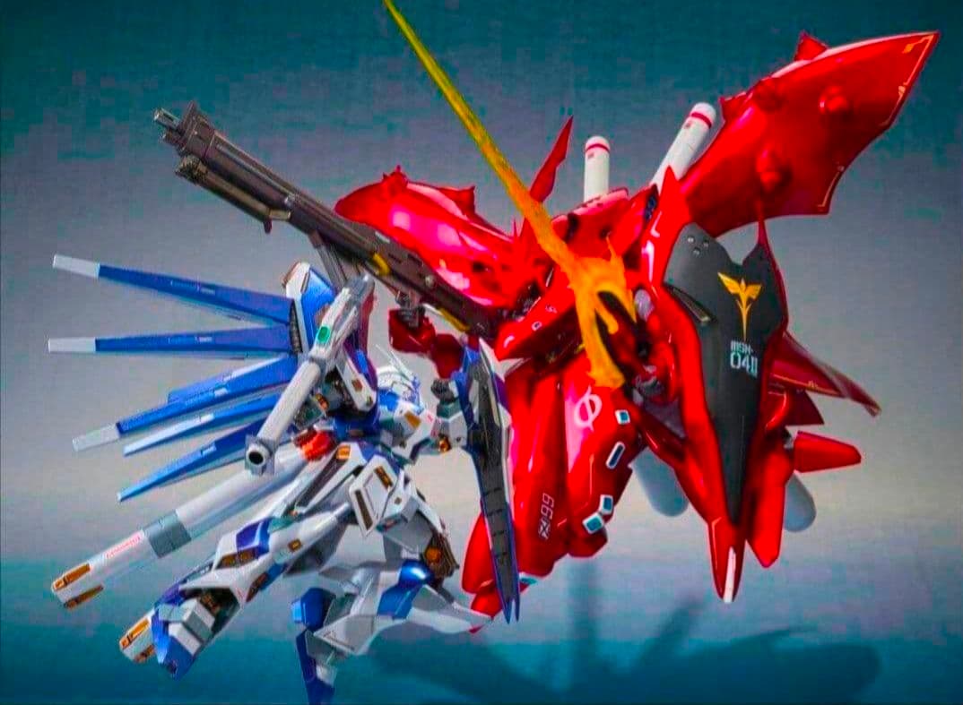 ROBOT魂 ナイチンゲール & L ROBOT魂 Hi-νガンダム