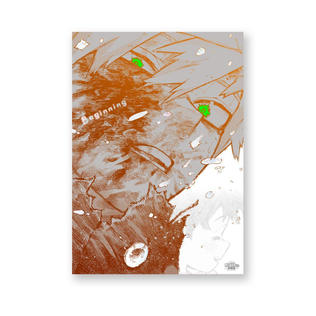 ヒロアカ 原画展 A2アートポスター2枚セット【The Beginning】