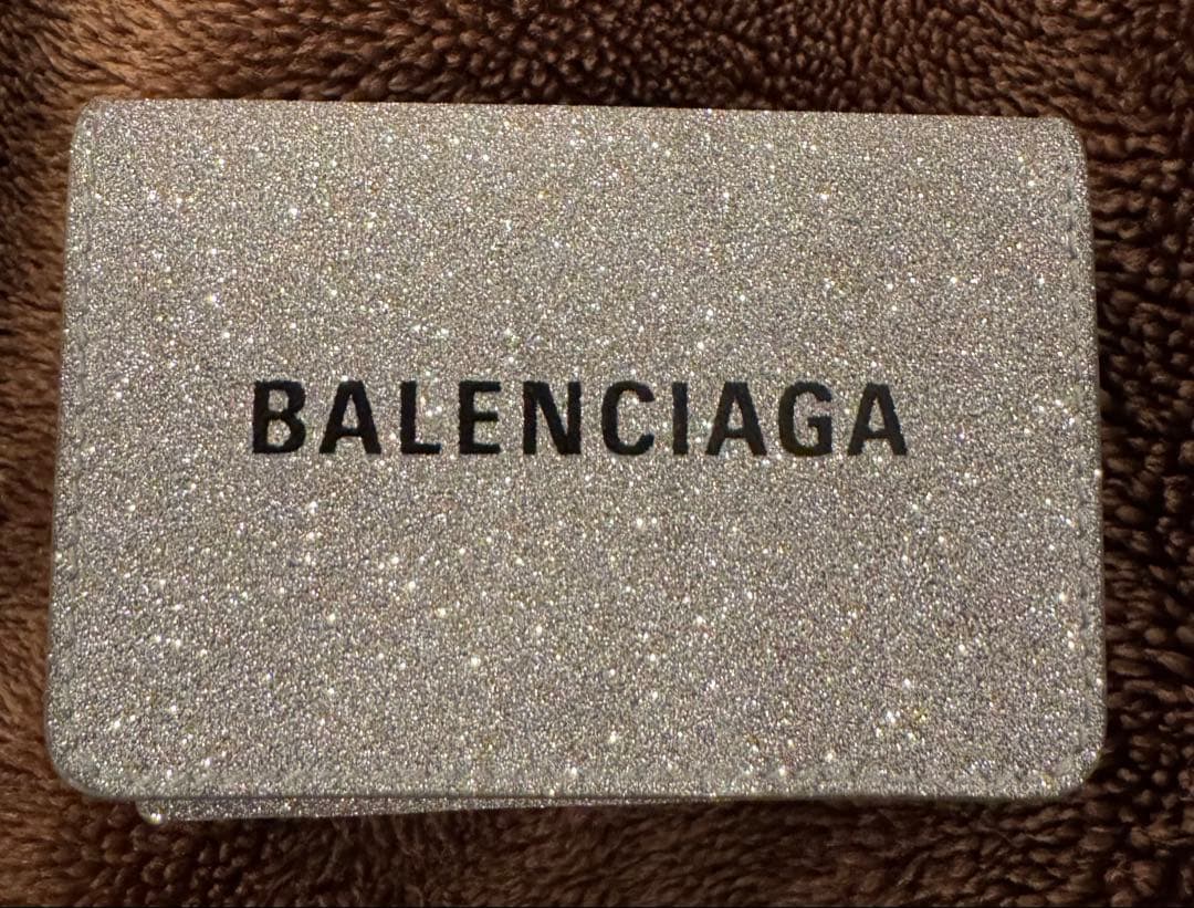 BALENCIAGA シルバー 三つ折り財布