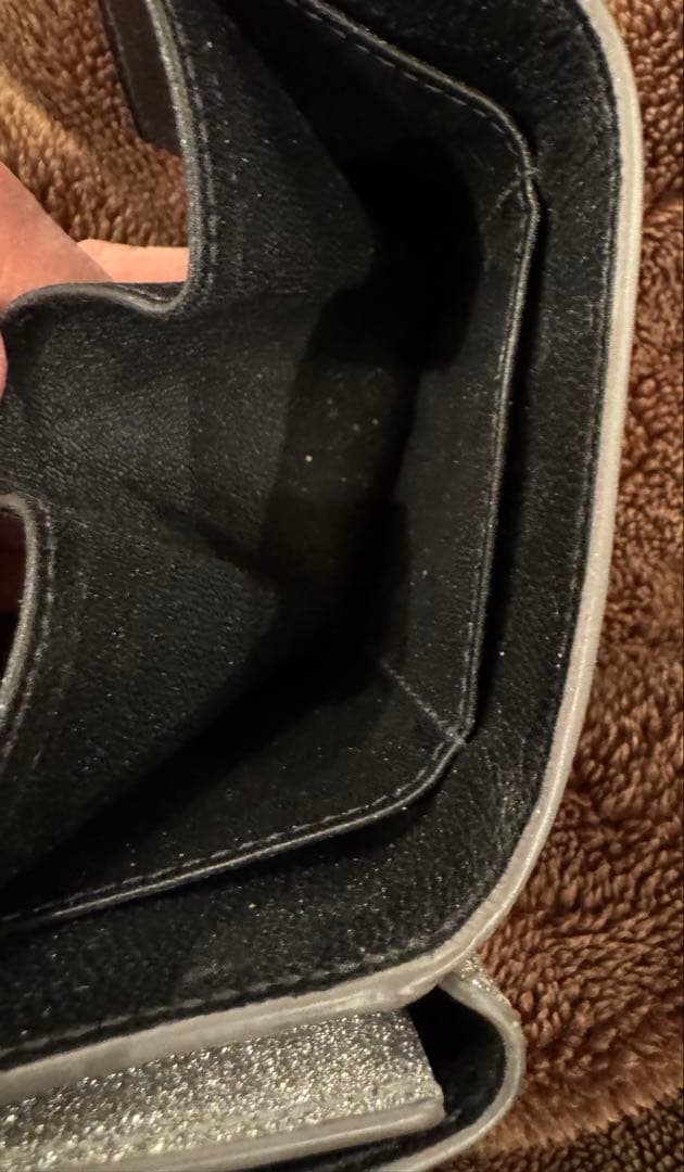 BALENCIAGA シルバー 三つ折り財布