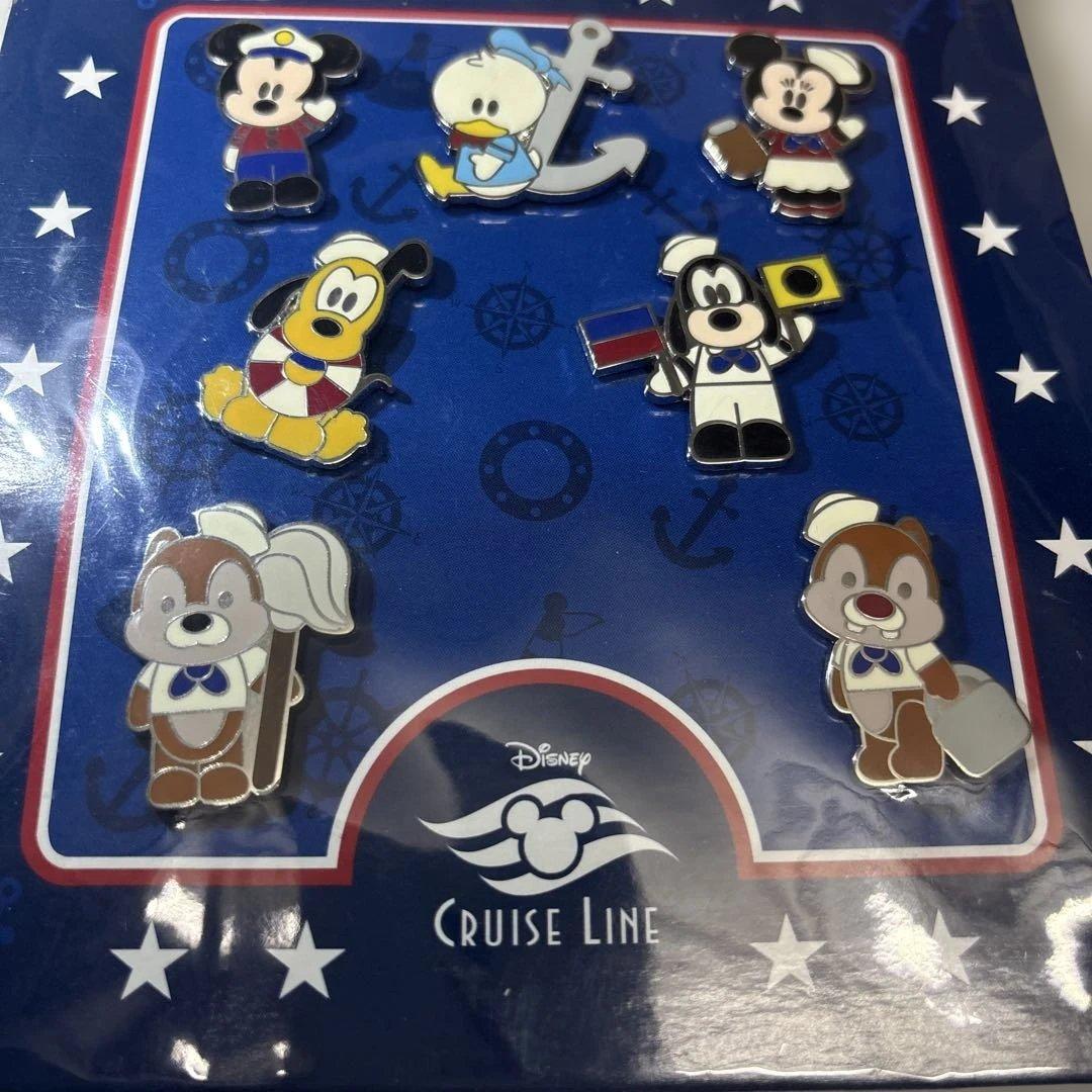 ディズニークルーズライン ピンバッジ セット　7個