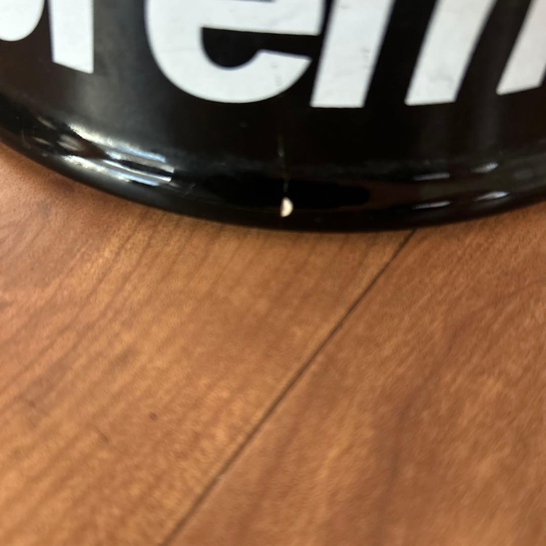 中古SUPREME シュプリーム ドッグボウル ブラック ボックス ロゴ