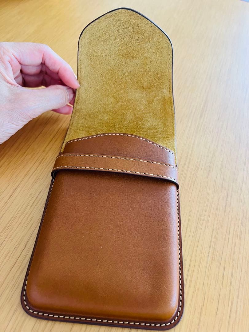 PILOT レザー ペンケース　ブラウン　未使用品美品